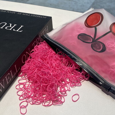 2000db/tétel Kis eldobható átlátszó hajkötők kislányoknak Rugalmas gumiszalagok karkötőhöz Baba Mini haj kötél fejpánt