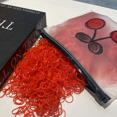 2000db/tétel Kis eldobható átlátszó hajkötők kislányoknak Rugalmas gumiszalagok karkötőhöz Baba Mini haj kötél fejpánt