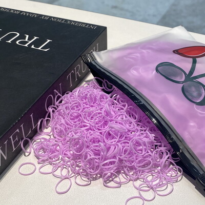 2000db/tétel Kis eldobható átlátszó hajkötők kislányoknak Rugalmas gumiszalagok karkötőhöz Baba Mini haj kötél fejpánt