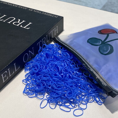 2000db/tétel Kis eldobható átlátszó hajkötők kislányoknak Rugalmas gumiszalagok karkötőhöz Baba Mini haj kötél fejpánt