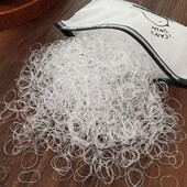 1000/2000 vnt. mergaičių mažos elastinės plaukų juostelės.