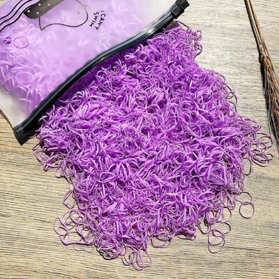 1000/2000 vnt. mergaičių mažos elastinės plaukų juostelės.