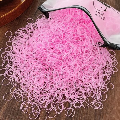 1000/2000 vnt. mergaičių mažos elastinės plaukų juostelės.