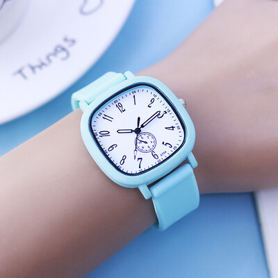 2024 copii băieți fete ceasuri de cuarț din silicon moale 6-18 ani tânăr femeie studenți sport simplu timp de studiu cadouri ceasuri