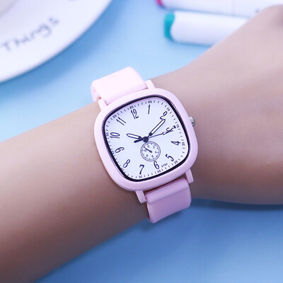 2024 copii băieți fete ceasuri de cuarț din silicon moale 6-18 ani tânăr femeie studenți sport simplu timp de studiu cadouri ceasuri
