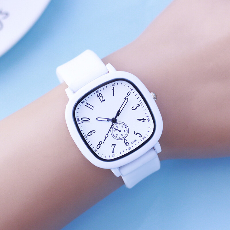 2024 copii băieți fete ceasuri de cuarț din silicon moale 6-18 ani tânăr femeie studenți sport simplu timp de studiu cadouri ceasuri