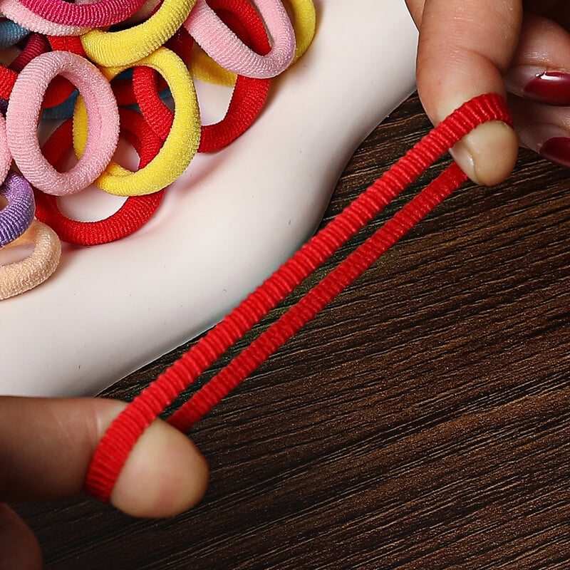 50/100kom gumica za kosu za djecu Šarene najlonske gumice Gumica za kosu Gumica za djecu Dječja elastična gumica za kosu Dodaci za kosu za djevojčice