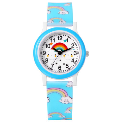 LANCARDO Rainbow szilikon zselés óra sport digitális számlap analóg kvarc tini fiú lány lány diák iskolai érettségi ajándék