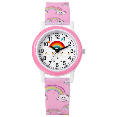 LANCARDO Rainbow szilikon zselés óra sport digitális számlap analóg kvarc tini fiú lány lány diák iskolai érettségi ajándék