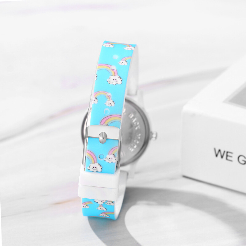 LANCARDO Rainbow szilikon zselés óra sport digitális számlap analóg kvarc tini fiú lány lány diák iskolai érettségi ajándék