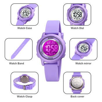 SKMEI Waterproof Alarm Παιδικά Ρολόγια montre enfant Αγόρια Κοριτσίστικα Αθλητικά Παιδικά Ρολόγια Πολύχρωμα Led Παιδικά Ψηφιακά Ρολόγια χειρός 1721