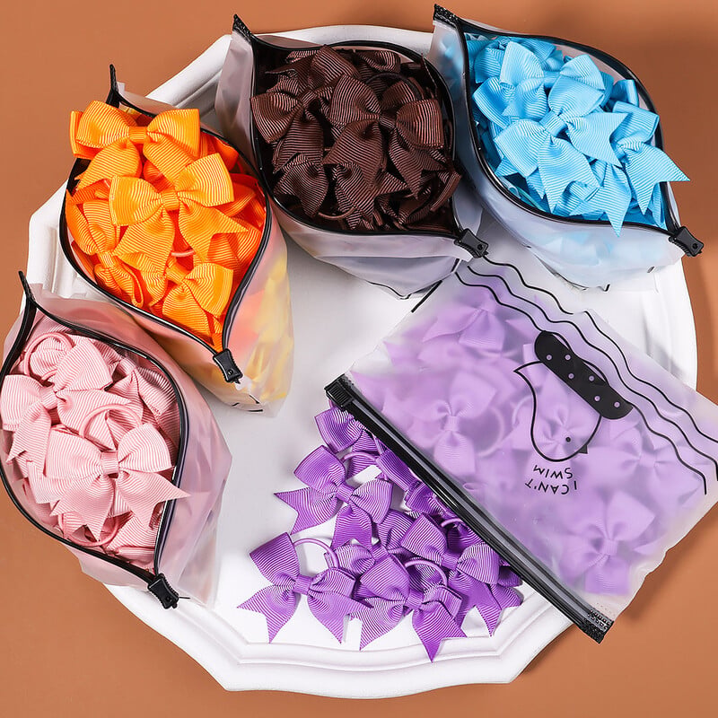 5/10/20Pcs/lot Grosgrain vrpca Mašne za kosu s kikicama Elastične vezice za kosu Držači gumica za kosu Dodaci za kosu za djevojčice, dojenčad