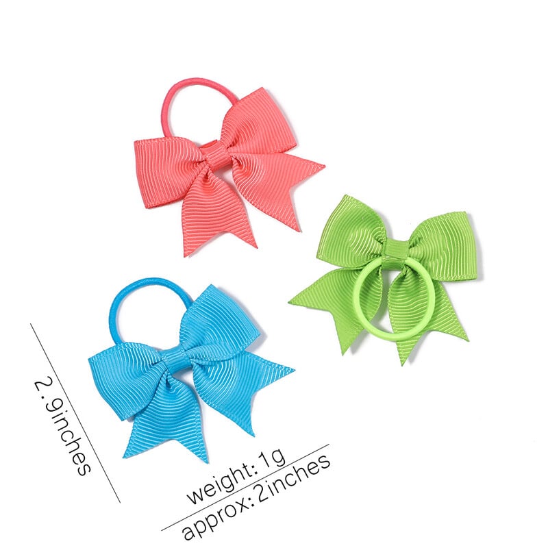 5/10/20Pcs/lot Grosgrain vrpca Mašne za kosu s kikicama Elastične vezice za kosu Držači gumica za kosu Dodaci za kosu za djevojčice, dojenčad