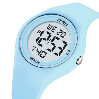 SKMEI Mládežnícke outdoorové športové digitálne hodinky pre mužov, ženy, študentov, 5Bar, vodotesné stopky, odpočítavanie, náramkové hodinky s budíkom, Reloj Mujer
