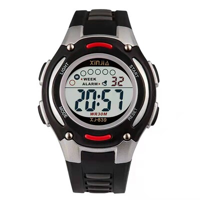 Aranyos lányok vízálló sportóra, gyerek divat, csillámos kijelző, ébresztő, hét látható óra fiú diákóra