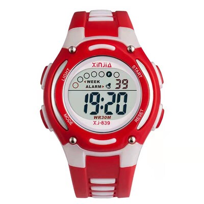 Aranyos lányok vízálló sportóra, gyerek divat, csillámos kijelző, ébresztő, hét látható óra fiú diákóra