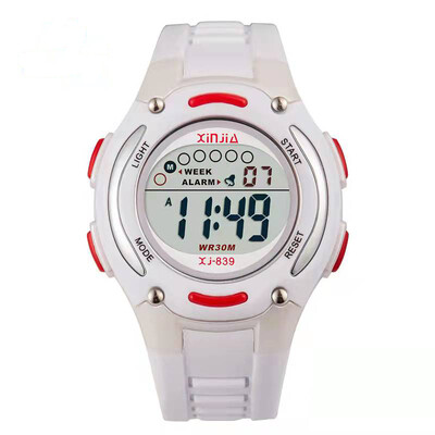 Aranyos lányok vízálló sportóra, gyerek divat, csillámos kijelző, ébresztő, hét látható óra fiú diákóra