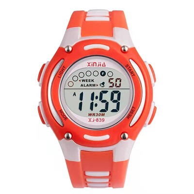 Aranyos lányok vízálló sportóra, gyerek divat, csillámos kijelző, ébresztő, hét látható óra fiú diákóra