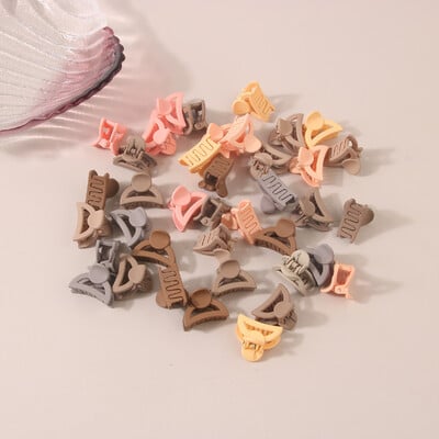 Módne 2,5 cm svetlé tváre pre ženy, malé labky, sponky do vlasov, mini farebné sponky do vlasov, dievčenské ofiny, pazúry do vlasov pre deti