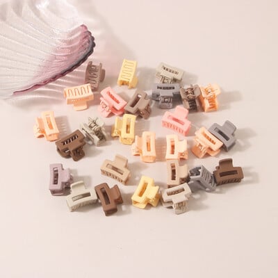 Módne 2,5 cm svetlé tváre pre ženy, malé labky, sponky do vlasov, mini farebné sponky do vlasov, dievčenské ofiny, pazúry do vlasov pre deti