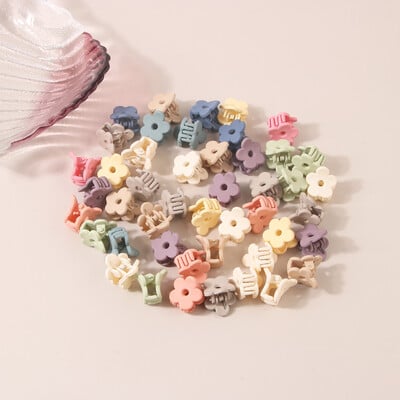 Módne 2,5 cm svetlé tváre pre ženy, malé labky, sponky do vlasov, mini farebné sponky do vlasov, dievčenské ofiny, pazúry do vlasov pre deti