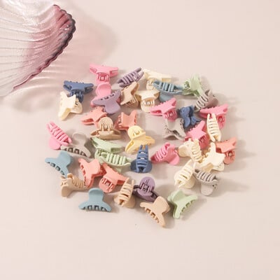 Módne 2,5 cm svetlé tváre pre ženy, malé labky, sponky do vlasov, mini farebné sponky do vlasov, dievčenské ofiny, pazúry do vlasov pre deti