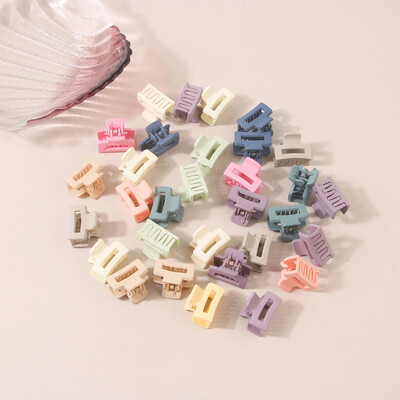 Módne 2,5 cm svetlé tváre pre ženy, malé labky, sponky do vlasov, mini farebné sponky do vlasov, dievčenské ofiny, pazúry do vlasov pre deti