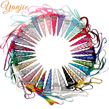 New Arrival Rainbow Headband 2024 Metallic Cosplay Festival Girl Horse Horn Birthday Party Hair Αξεσουάρ για Παιδικά Καπέλα