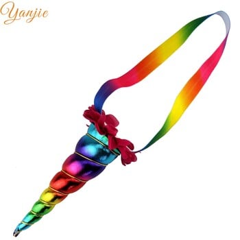 New Arrival Rainbow Headband 2024 Metallic Cosplay Festival Girl Horse Horn Birthday Party Hair Αξεσουάρ για Παιδικά Καπέλα