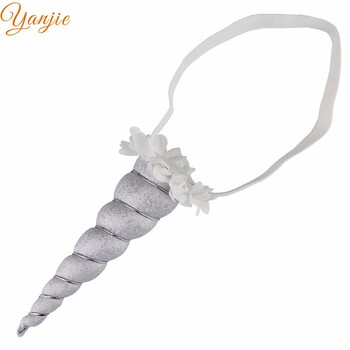 New Arrival Rainbow Headband 2024 Metallic Cosplay Festival Girl Horse Horn Birthday Party Hair Αξεσουάρ για Παιδικά Καπέλα