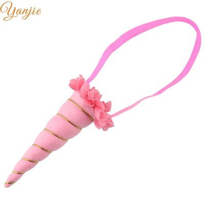 Noua sosire Curcubeu Bentita 2024 Metallic Cosplay Festival Fata Corn Cal pentru petrecere de aniversare Accesorii de păr pentru copii Crăciun