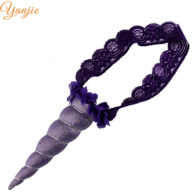 Noua sosire Curcubeu Bentita 2024 Metallic Cosplay Festival Fata Corn Cal pentru petrecere de aniversare Accesorii de păr pentru copii Crăciun