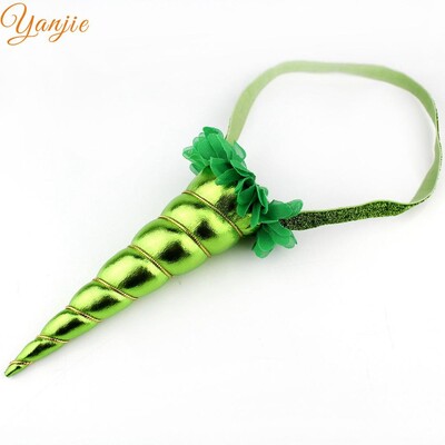 Noua sosire Curcubeu Bentita 2024 Metallic Cosplay Festival Fata Corn Cal pentru petrecere de aniversare Accesorii de păr pentru copii Crăciun