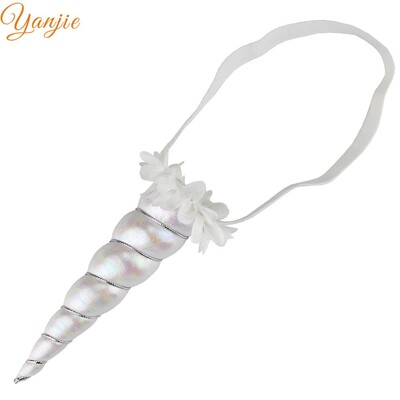 Noua sosire Curcubeu Bentita 2024 Metallic Cosplay Festival Fata Corn Cal pentru petrecere de aniversare Accesorii de păr pentru copii Crăciun