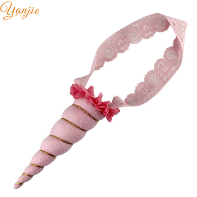 Noua sosire Curcubeu Bentita 2024 Metallic Cosplay Festival Fata Corn Cal pentru petrecere de aniversare Accesorii de păr pentru copii Crăciun