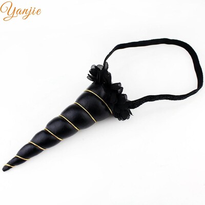 Noua sosire Curcubeu Bentita 2024 Metallic Cosplay Festival Fata Corn Cal pentru petrecere de aniversare Accesorii de păr pentru copii Crăciun