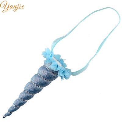 Noua sosire Curcubeu Bentita 2024 Metallic Cosplay Festival Fata Corn Cal pentru petrecere de aniversare Accesorii de păr pentru copii Crăciun