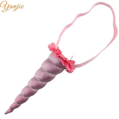 Noua sosire Curcubeu Bentita 2024 Metallic Cosplay Festival Fata Corn Cal pentru petrecere de aniversare Accesorii de păr pentru copii Crăciun