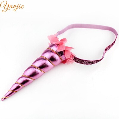 Noua sosire Curcubeu Bentita 2024 Metallic Cosplay Festival Fata Corn Cal pentru petrecere de aniversare Accesorii de păr pentru copii Crăciun