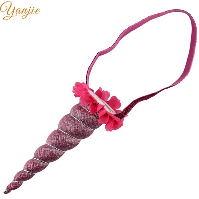 Noua sosire Curcubeu Bentita 2024 Metallic Cosplay Festival Fata Corn Cal pentru petrecere de aniversare Accesorii de păr pentru copii Crăciun