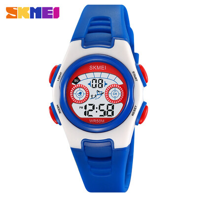 SKMEI Creative Personality Деца Момчета Момичета Спорт на открито Wristwtatch 50Bar Водоустойчиви ръчни детски часовници Relogio Infantil