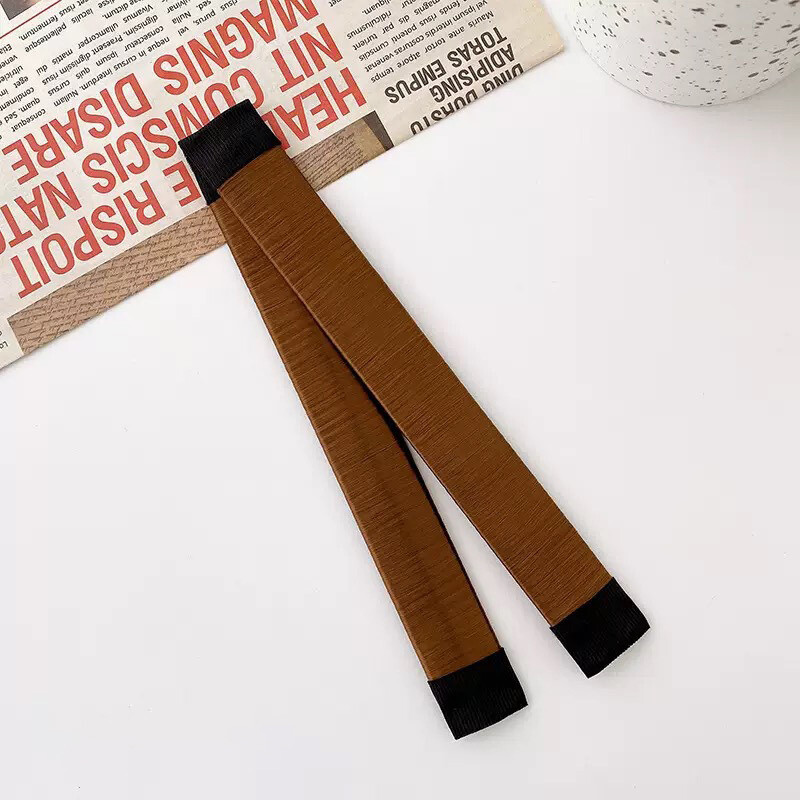 Lady Girl Hajkiegészítők Édes francia ételekből készült hajpánt Ball Twist Magic DIY eszköz kontykészítő szintetikus fánk bimbós fejpánt