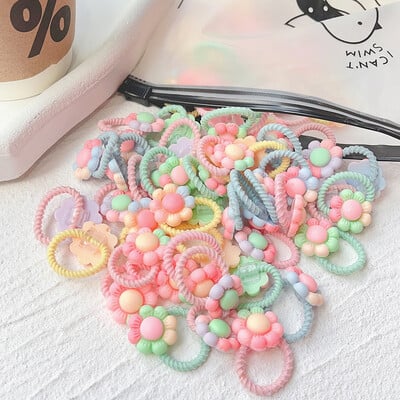 10/20Pcs/Set Nove slatke trake za glavu s mašnama Elastične trake za kosu za djevojčice Dodaci za kosu za djecu Crtani mašne Pokrivala Ukrasi Poklon