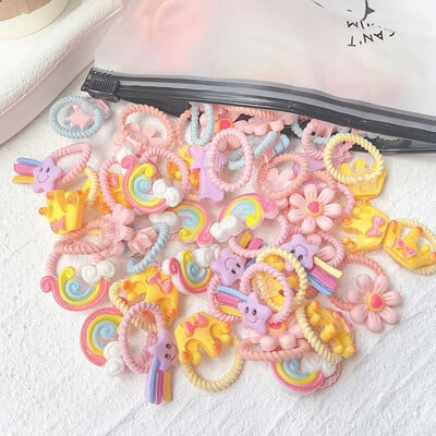 10/20Pcs/Set Nove slatke trake za glavu s mašnama Elastične trake za kosu za djevojčice Dodaci za kosu za djecu Crtani mašne Pokrivala Ukrasi Poklon