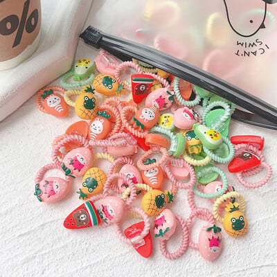 10/20Pcs/Set Nove slatke trake za glavu s mašnama Elastične trake za kosu za djevojčice Dodaci za kosu za djecu Crtani mašne Pokrivala Ukrasi Poklon