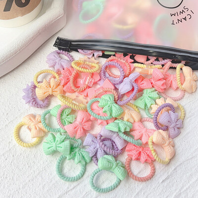 10/20Pcs/Set Nove slatke trake za glavu s mašnama Elastične trake za kosu za djevojčice Dodaci za kosu za djecu Crtani mašne Pokrivala Ukrasi Poklon