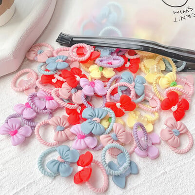 10/20Pcs/Set Nove slatke trake za glavu s mašnama Elastične trake za kosu za djevojčice Dodaci za kosu za djecu Crtani mašne Pokrivala Ukrasi Poklon