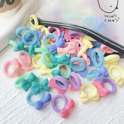 10/20Pcs/Set Nove slatke trake za glavu s mašnama Elastične trake za kosu za djevojčice Dodaci za kosu za djecu Crtani mašne Pokrivala Ukrasi Poklon
