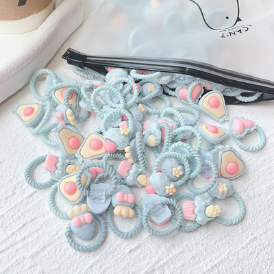 10/20Pcs/Set Nove slatke trake za glavu s mašnama Elastične trake za kosu za djevojčice Dodaci za kosu za djecu Crtani mašne Pokrivala Ukrasi Poklon