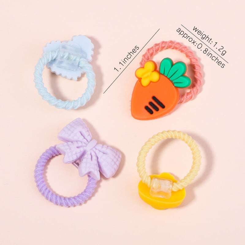 10/20Pcs/Set Nove slatke trake za glavu s mašnama Elastične trake za kosu za djevojčice Dodaci za kosu za djecu Crtani mašne Pokrivala Ukrasi Poklon